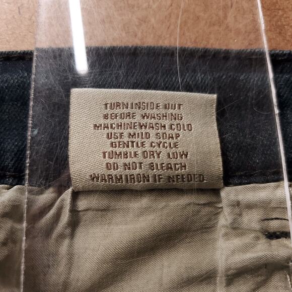 Blue Rag Jeans Womens 10 Dark Wash Blue Straight Leg Faded Stretch Trendy Modern - Picture 12 of 12